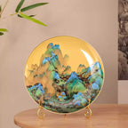 The Palace Museum Thousand Miles of Rivers and Mountains Bone China Plate