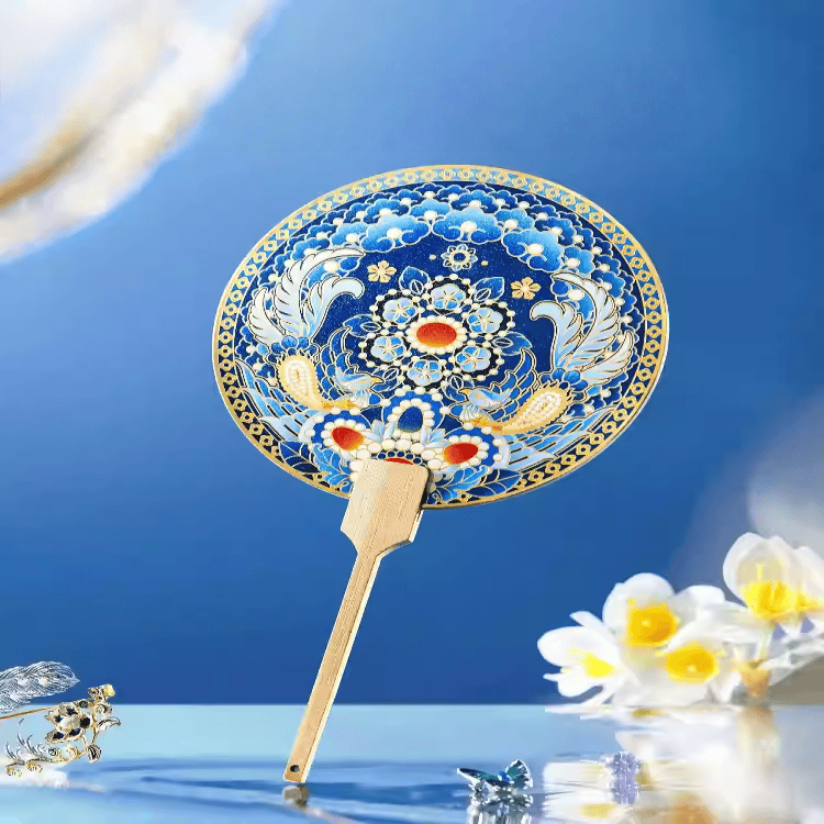 The Palace Museum Phoenix Crown Round Fan