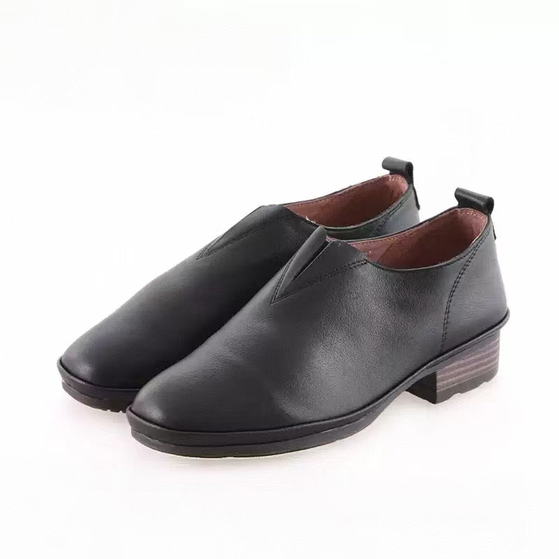Neilan Sheng  Low-Heel Casual Leather Women's Shoes