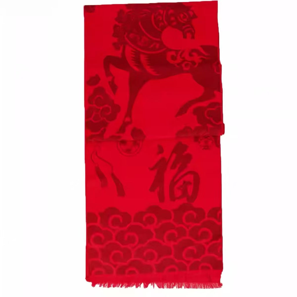 Rui Fu Xiang Mulberry Silk Unisex Scarfs
