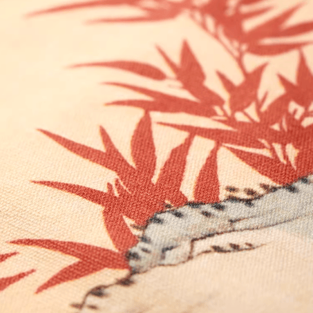 The Palace Museum Vermilion Bamboo Canvas Tote Bag