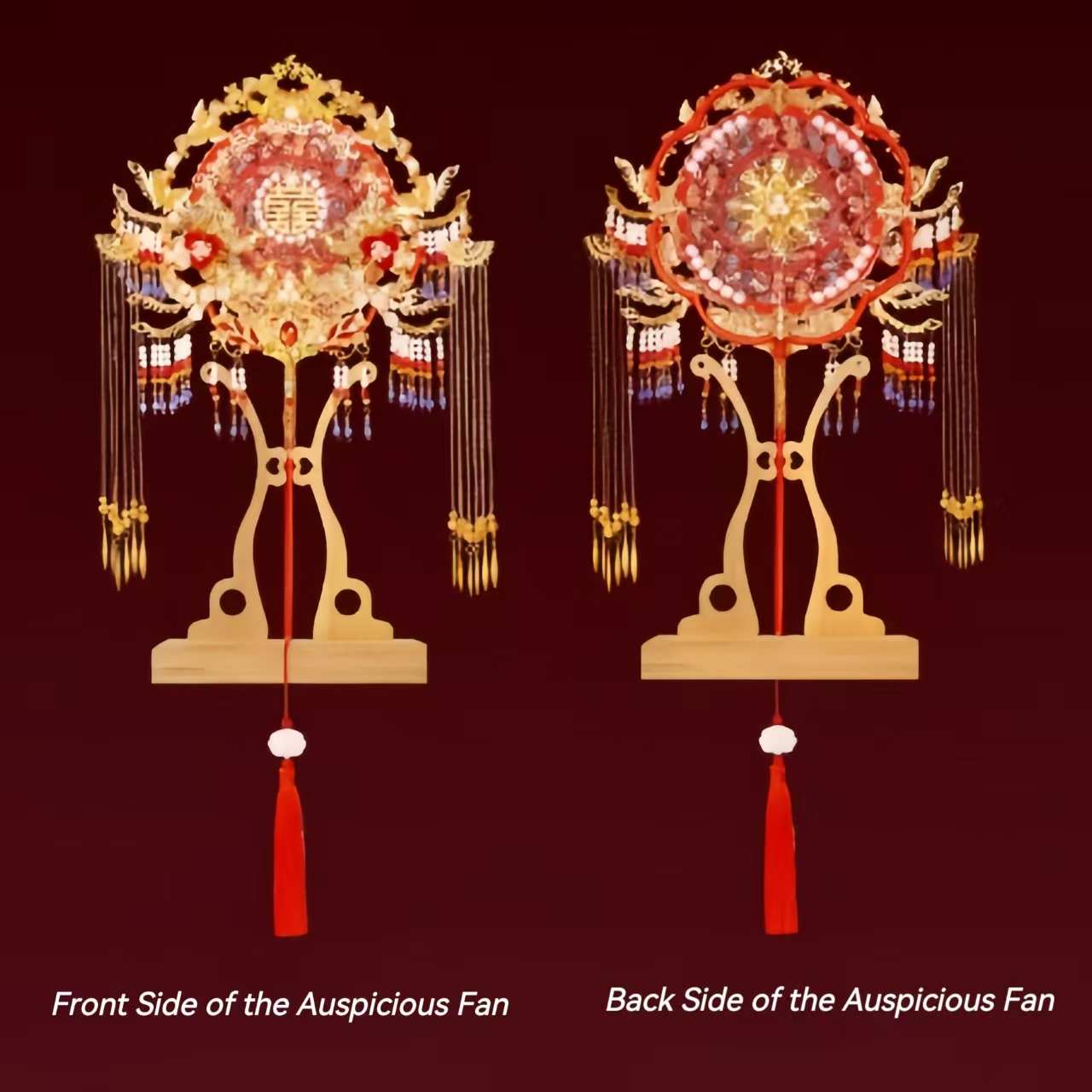 The Palace Museum Phoenix Crown and Brocade Robe with Round Fan Gift