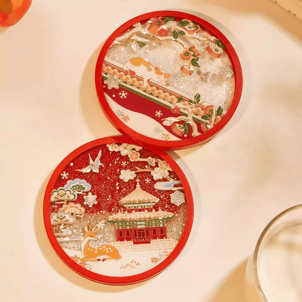 The Palace Museum Palace Museum Snow Silicone Coaster