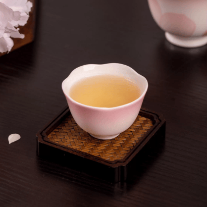 The Palace Museum Lotus-in-Bloom White Jade Porcelain Tea Set