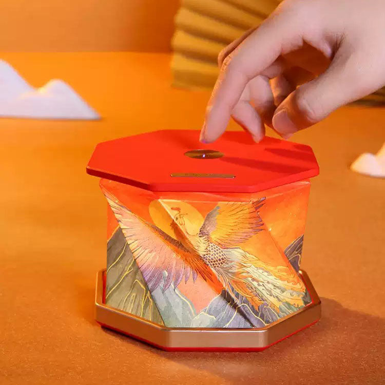 Shangxinle Forbidden City Desktop Warm Rotating Paper Art Lamp