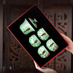 Shangxinle Forbidden City Transforming Stone into Gold Ceramic Tea Set