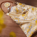 The Palace Museum Golden Branch & Jade Rabbit Shoulder Bag