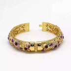 The Cloisonne Enameled Bracelet Large-Circle Women's