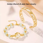 The Palace Museum Golden Branch Jade Rabbit Osmanthus Flower Bracelet