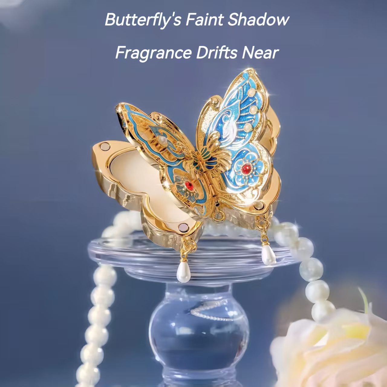 The Palace Museum Creative Butterfly Solid Perfume Gift for Women's