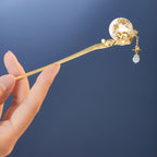 The Palace Museum New Moon Laurel Rabbit Hairpin