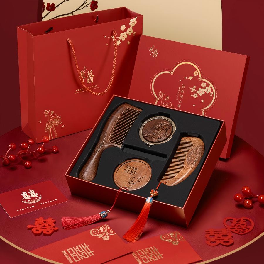 Shangxinle Forbidden City Mirror Comb Set