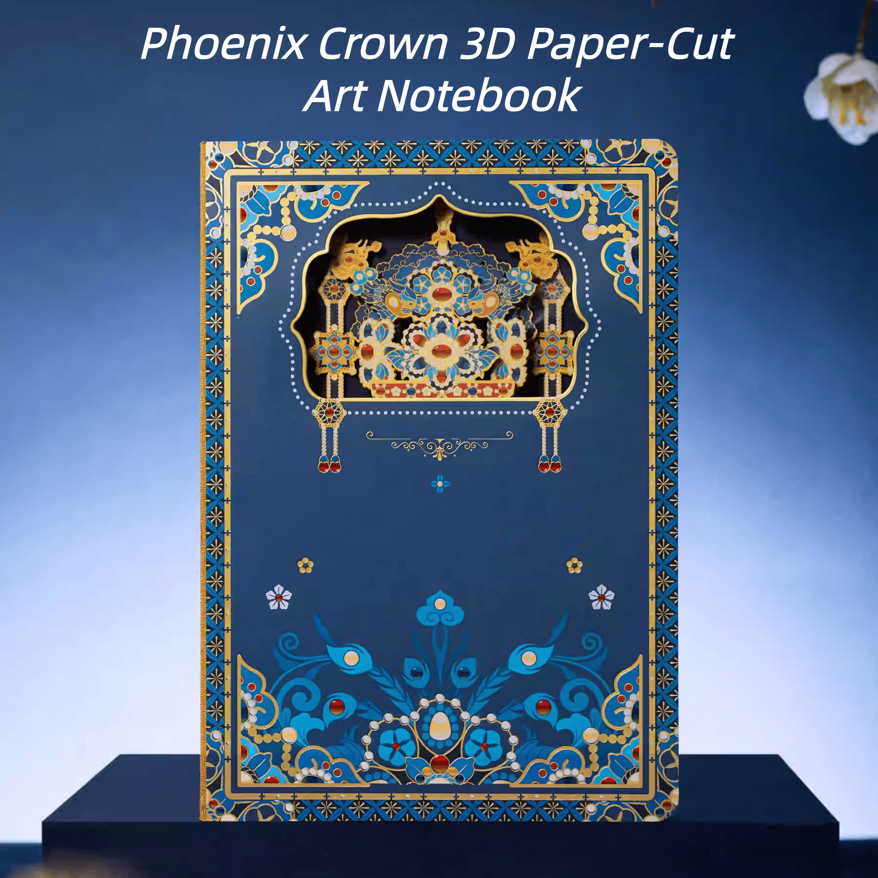 The Palace Museum Phoenix Crown 3D Paper-Cut Art Notebook