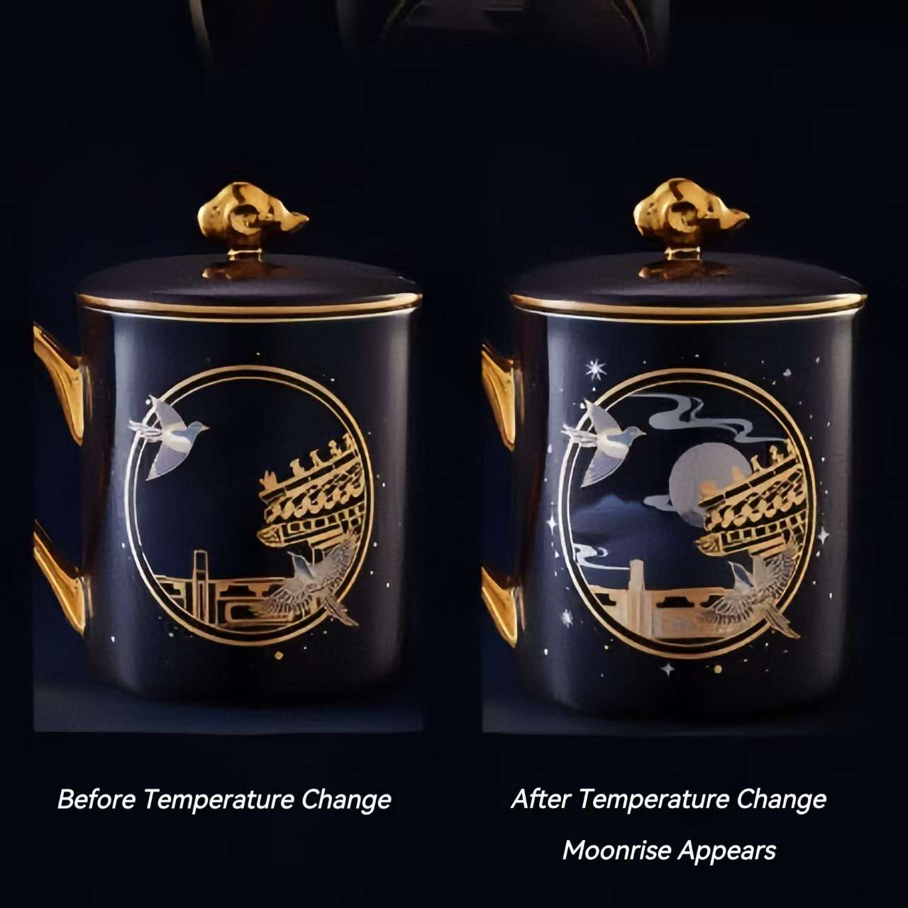 The Palace Museum Perfect Moments Couple's Matching Temperature-Sensitive Mugs