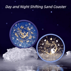 The Palace Museum Golden Crow & Jade Hare Shifting Sand Silicone Coaster