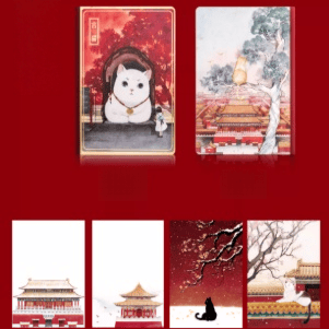The Palace Museum Cat Notebook Gift Set