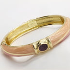 The Cloisonne Enameled  Bangle Open-Ended Women's