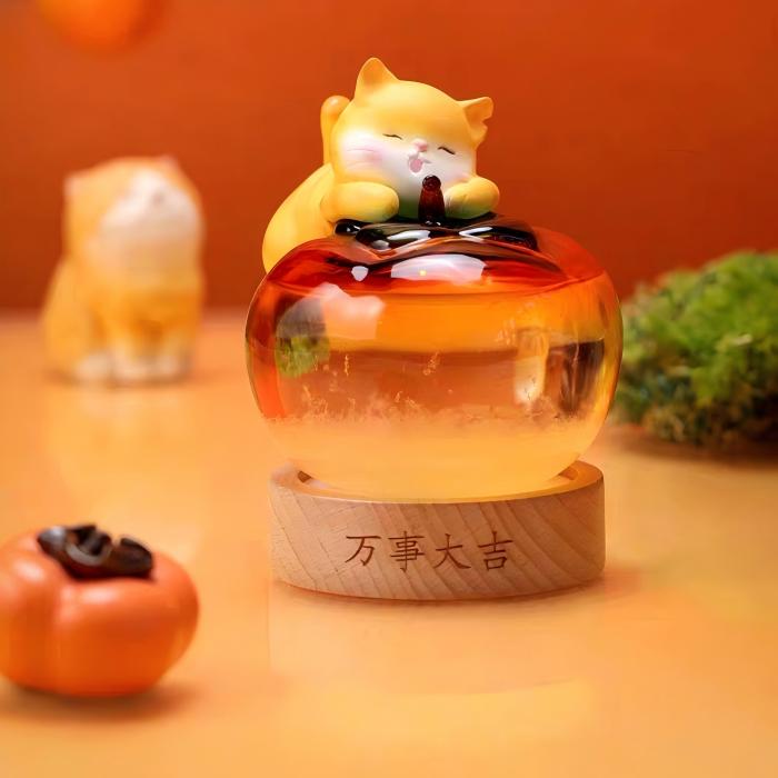 Shangxinle Forbidden City Cat Good Luck Weather Bottle Night Light