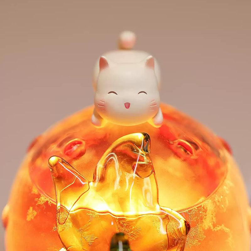 Shangxinle Forbidden City Strawberry Weather Bottle Night Light