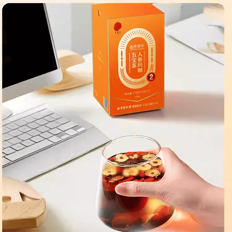 Beijing Tongrentang Ginseng Maca Five Treasures Health Tea
