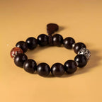 The Palace Museum Dragon-Patterned Rosewood Wooden Bracelet Gift