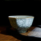 Shangxinle Forbidden City Five Famous Kilns KungFu Tea Cup Set